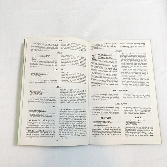 Vintage Harris Seeds Care of the home garden reference pamphlet reference guide - Picture 6 of 6